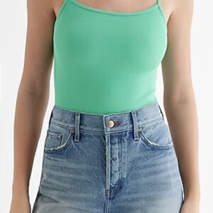 Body Contour Seamless Ribbed Scoop Neck Cami Bodysuit